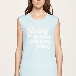 Rebecca Minkoff muscle tee , NWT,L